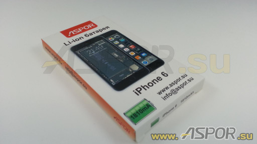 Аккумулятор ASPOR для iPhone 6