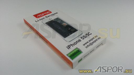 Аккумулятор ASPOR для iPhone  5S / 5С