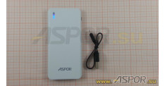Внешний аккумулятор ASPOR A353 (Power Bank), белый