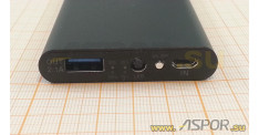 Внешний аккумулятор ASPOR A383 (Power Bank), черный