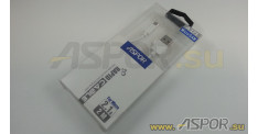 Кабель ASPOR A171 Plus, micro USB, белый