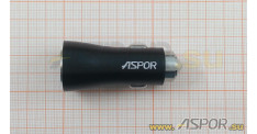 Автомобильное зарядное ASPOR A918, USB, черный
