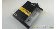 Кабель ASPOR A158, lightning USB, черный
