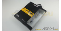 Кабель ASPOR A157, micro USB, черный