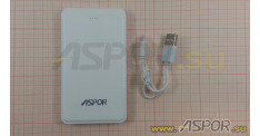Внешний аккумулятор ASPOR A371 (Power Bank), белый