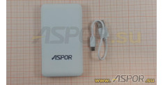 Внешний аккумулятор ASPOR A322 (Power Bank), белый
