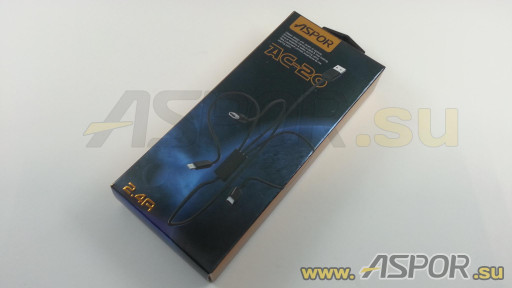 Кабель ASPOR AC-20,  USB 3 в 1-lightning/micro usb/type-c, черный