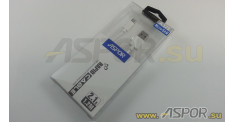 Кабель ASPOR A171, micro USB, белый