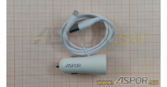 Автомобильное зарядное устройство ASPOR A902C + кабель micro USB