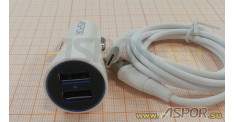 Автомобильное зарядное устройство ASPOR A902C + кабель Type-C