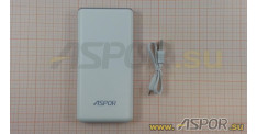 Внешний аккумулятор ASPOR A326 (Power Bank), белый