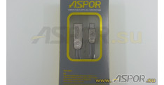 Кабель ASPOR AC-15, micro USB, серый, 1.2м