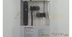Наушники Aspor A611 (Bluetooth 4.1) + микрофон (черный)