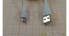 Кабель ASPOR AC-01 Plus, micro USB, 2m, белый