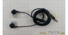 Наушники Aspor EA-21 (черный) + микрофон