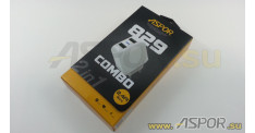 Зарядное устройство ASPOR A829, USB + кабель micro USB