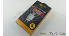 Зарядное устройство ASPOR A818, USB + кабель Lightning