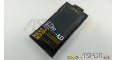 Внешний аккумулятор ASPOR Q389 (Power Bank), черный