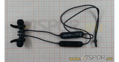 Наушники Aspor A612 (Bluetooth 4.1) + микрофон (черный)
