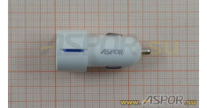 Автомобильное зарядное ASPOR A905, USB