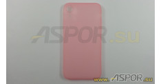 Задняя накладка ASPOR для iPhone XR серия SIMPLE, розовая