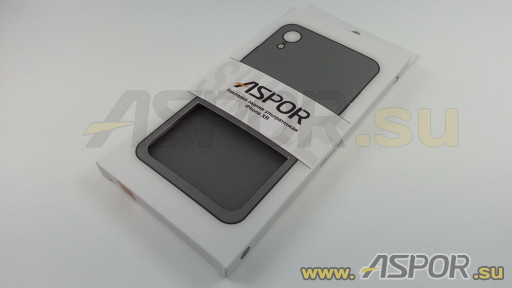 Задняя накладка ASPOR для iPhone XR серия SIMPLE, черная