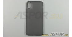Задняя накладка ASPOR для iPhone X/XS серия SIMPLE, черная