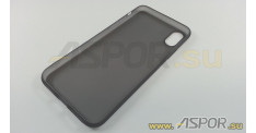 Задняя накладка ASPOR для iPhone X/XS серия SIMPLE, черная
