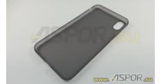 Задняя накладка ASPOR для iPhone XS Max серия SIMPLE, черная