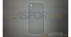 Задняя накладка ASPOR для iPhone XR серия SIMPLE, белая