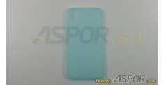 Задняя накладка ASPOR для iPhone XR серия SIMPLE, голубая