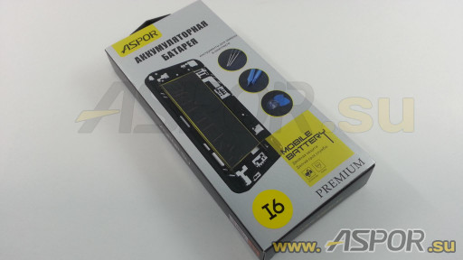 Аккумулятор ASPOR для iPhone 6 + инструменты для замены
