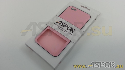 Задняя накладка ASPOR для iPhone 6/6S (4.7"), серия SIMPLE, розовая