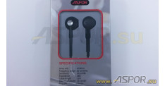 Наушники Aspor A208 (черный) + микрофон