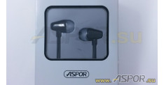 Наушники ASPOR A207 (черный) + микрофон