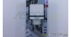 Зарядное устройство ASPOR A833, USB +  кабель USB - Lightning