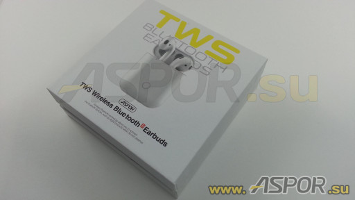 Наушники Aspor A616 TWS (Bluetooth 5.0) + микрофон, белый