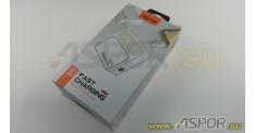Зарядное устройство ASPOR A828, USB + кабель Lightning