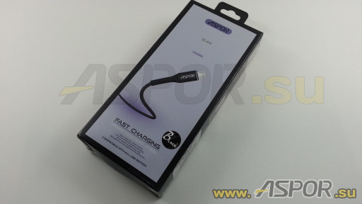 Кабель ASPOR A166 micro USB, черный
