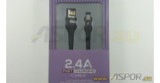 Кабель ASPOR A178 micro USB, черный